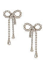 Jennifer Behr Mirabelle Earrings in Crystal, view 1, click to view large image.