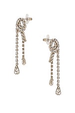 Jennifer Behr Mirabelle Earrings in Crystal, view 2, click to view large image.