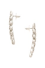 Jennifer Behr Solana Earring in Crystal, view 2, click to view large image.