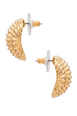 Jennifer Behr Damaris Stud Earrings in Gold, view 2, click to view large image.