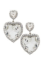 Jennifer Behr Cassandra Earring in Crystal, view 1, click to view large image.