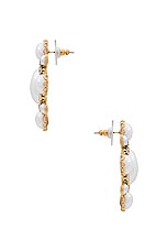 Jennifer Behr Jubilee Earrings in Gold Pearl, view 2, click to view large image.