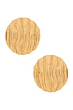 Jennifer Behr Rio Earrings in Gold, view 1, click to view large image.