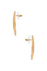 Jennifer Behr Rio Earrings in Gold, view 2, click to view large image.