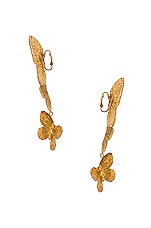 Jennifer Behr Alessandra Earrings in Gold, view 3, click to view large image.