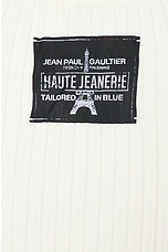 Jean Paul Gaultier Bicolor Combinaison Jumpsuit in White & Black, view 4, click to view large image.