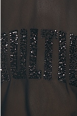 Jean Paul Gaultier Sequins Gaultier Mesh Long Dress in Black, view 5, click to view large image.