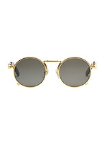 Jean Paul Gaultier Resort Sunglasses in Gold, view 1, click to view large image.