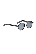 Jean Paul Gaultier Resort Sunglasses in Black, view 2, click to view large image.