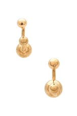 Jean Paul Gaultier Earrings in Gold, view 3, click to view large image.