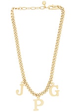 Jean Paul Gaultier JPG Necklace in Gold, view 1, click to view large image.