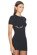 Jean Paul Gaultier Cotton Baby Tee Shirt in Black & White, view 2, click to view large image.