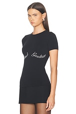 Jean Paul Gaultier Cotton Baby Tee Shirt in Black & White, view 3, click to view large image.