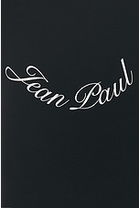 Jean Paul Gaultier Cotton Baby Tee Shirt in Black & White, view 6, click to view large image.