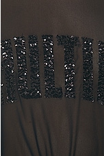 Jean Paul Gaultier Sequins Gaultier Sleeveless Top in Black, view 5, click to view large image.