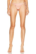 Jean Paul Gaultier Printed Corps Bikini Culotte in Light Nude, view 1, click to view large image.