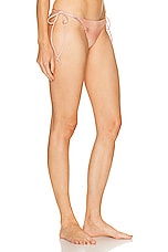 Jean Paul Gaultier Printed Corps Bikini Culotte in Light Nude, view 2, click to view large image.