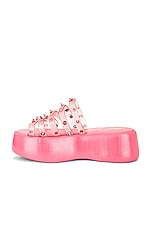 Jean Paul Gaultier x Melissa Becky Punk Love Slide in Pink, view 5, click to view large image.