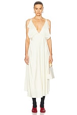 Jil Sander Sleeveless Maxi Dress in Natural | FWRD