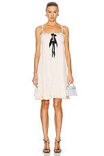 ワンピース JIL SANDER Printed Nylon Mini Dress Jil Sander Sleeveless Mini Dress in Piuma | FWRD