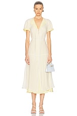 Jil Sander Short Sleeve Dress in Piuma | FWRD