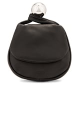 Jil Sander Sphere Pouch Bag in Black | FWRD