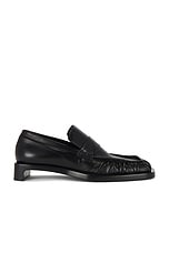 Jil Sander Heeled Loafer in Black | FWRD