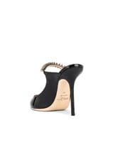 Jimmy Choo Bing 100 Patent Leather Mule in Black, view 3, click to view large image.