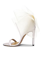 Jimmy Choo Aveline 100 Sandal in Latte, view 5, click to view large image.