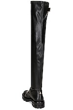 Jimmy Choo Biker II Over the Knee Boot in Black, view 3, click to view large image.