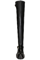 Jimmy Choo Biker II Over the Knee Boot in Black, view 4, click to view large image.