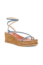 Jimmy Choo Drive 60 Sandal in Denim, view 2, click to view large image.