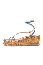 Jimmy Choo Drive 60 Sandal in Denim, view 5, click to view large image.
