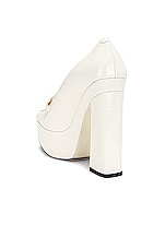Jimmy Choo Diamond Tilda 140 Patent Leather Pump in Latte, view 3, click to view large image.