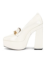 Jimmy Choo Diamond Tilda 140 Patent Leather Pump in Latte, view 5, click to view large image.