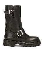 Jimmy Choo Il Biker Boot in Black, view 1, click to view large image.