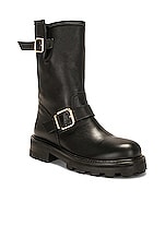 Jimmy Choo Il Biker Boot in Black, view 2, click to view large image.