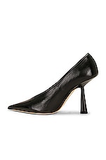 Jimmy Choo Maryanne 100 Leather Pump in Black, view 5, click to view large image.