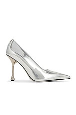 Jimmy Choo Ixia 95 Pump in Silver, view 1, click to view large image.