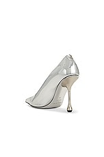 Jimmy Choo Ixia 95 Pump in Silver, view 3, click to view large image.