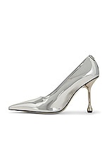 Jimmy Choo Ixia 95 Pump in Silver, view 5, click to view large image.