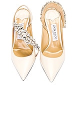 Jimmy Choo Flos 100 Pump in Latte, view 5, click to view large image.