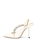 Jimmy Choo Flos 100 Pump in Latte, view 6, click to view large image.