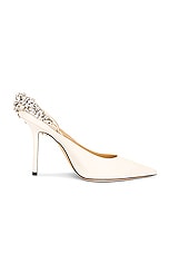 Jimmy Choo Flos 100 Pump in Latte, view 7, click to view large image.