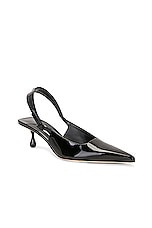 Jimmy Choo Amel 50 Pump in Black, view 2, click to view large image.