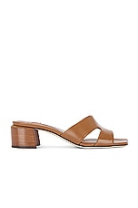 Jimmy Choo Ellison 45 Mule in Cuoio, view 1, click to view large image.