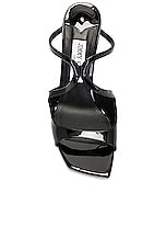 Jimmy Choo Anise 85 Wedge in Black, view 4, click to view large image.