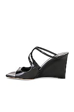 Jimmy Choo Anise 85 Wedge in Black, view 5, click to view large image.