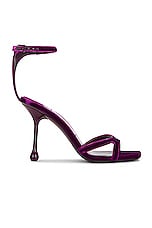Jimmy Choo Ixia 90 Sandal in Boysenberry, view 1, click to view large image.