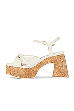 Jimmy Choo Heloise 95 Wedge in Latte, view 5, click to view large image.